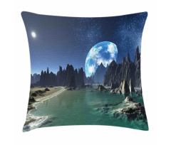 Earth from Alien Shores Pillow Cover