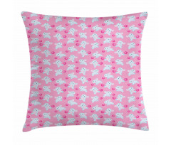 Girly Happy Animals Pillow Cover