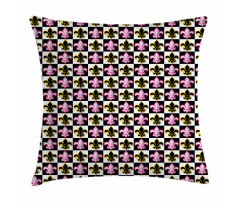 Checkered Pop Art Pillow Cover
