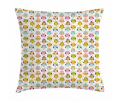 Floral Colorful Pillow Cover