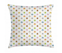 Angry Funny Cartoon Kids Pillow Cover