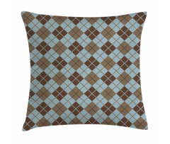 Argyle Pattern Pillow Cover