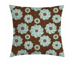 Retro Flora Pillow Cover