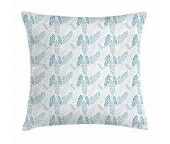 Grunge Feathers Pillow Cover