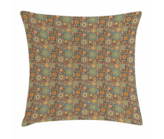 Eastern Old Folkloric Pillow Cover