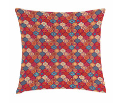 Oriental Wavy Natural Pillow Cover