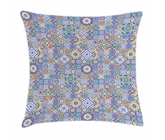 Grid Squares Pattern Pillow Cover