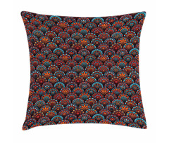 Scale Mandala Design Pillow Cover