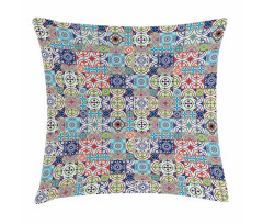 Complex Floral Design Pillow Cover