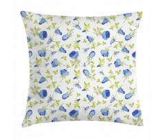 Ornate Rose Buds Pillow Cover