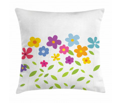 Colorful Foliage Pillow Cover