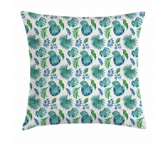 Monstera Coconut Palm Pillow Cover