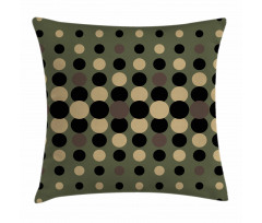 Halftone Circles Pillow Cover