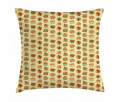 Festival Instruments Pillow Cover