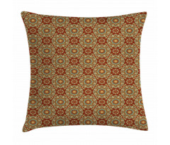 Medieval Mosaic Design Pillow Cover