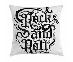 Vintage Rock 'n' Roll Pillow Cover