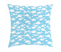 Clear Summer Sky Pattern Pillow Cover