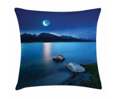 Fantasy Midnight Moon Pillow Cover