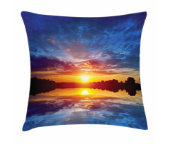 Dreamy Sunset Scenery Pillow Cover