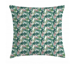 Dreamy Jungle Foliage Pillow Cover