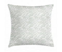 Abstract Pale Leafage Pillow Cover