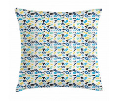 Math Themed Design Pillow Cover