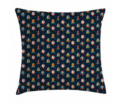 Cartoon Style Space Pillow Cover
