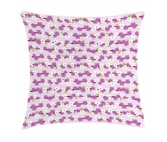 Cherry Branches Bloom Pillow Cover