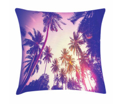 Tropic Island Sunset Pillow Cover