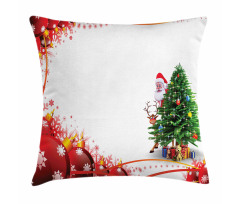 Red Balls Tree Pillow Cover