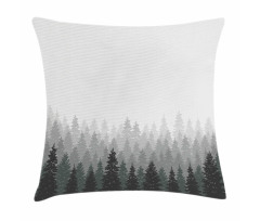 Wilderness Theme Foliage Pillow Cover