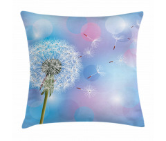 Bokeh Design Blowball Pillow Cover