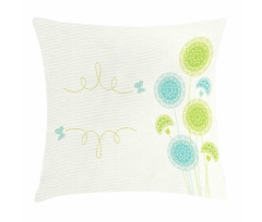 Hand Drawn Plants Pillow Cover