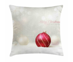 Bauble with Lines Pillow Cover