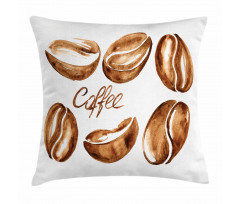 Watercolor Effect Beans Pillow Cover