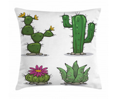 Mexican Flora Pattern Pillow Cover