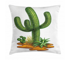 Arid Climate Saguaro Pillow Cover