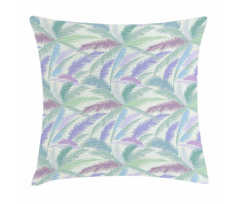 Abstract Tropic Leaves Pillow Cover