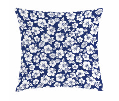 Flowering Hibiscuses Pillow Cover