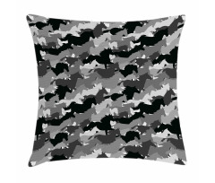 Mustang Herd Animals Pillow Cover