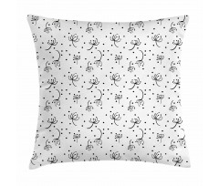 Abstract Dandelions Pillow Cover