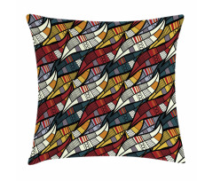 Circles Chevrons Lines Pillow Cover