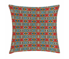 Rhombus Tribal Pillow Cover