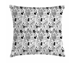 Teenage Pattern Pillow Cover