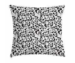 Curly Leaf Art Pillow Cover