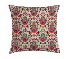 Colorful Motifs Pillow Cover