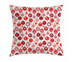 Round Baubles Bells Pillow Cover