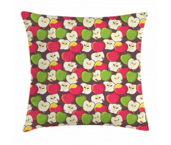 Halved Fresh Food Pattern Pillow Cover