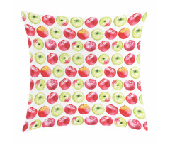 Watercolor Granny Smith Pillow Cover