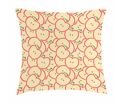 Organic Eating Cartoon Pillow Cover